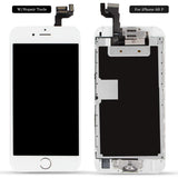 Screen Replacement for iPhone 6s Plus White LCD Display & Touch Screen Digitizer Replacement with Frame Spare Parts (Home Button，Front Camera, Sensor Flex, Earpiece Speaker) + Repair Tools (5.5'')