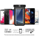 YOSH Waterproof Phone Pouch Waterproof Phone Case Cell Phone Dry Bag Underwater Phone Pouch Universal Waterproof Case Compatible with iPhone Xs X 8 7 6 6s Plus Galaxy S9 S8 S7 S6 Pixel 2 3 up to 6.0"