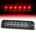 Rear High Mount Smoked Housing LED 3rd Third Tail Brake Light Lamp Replacement for Jeep Wrangler TJ 97-06
