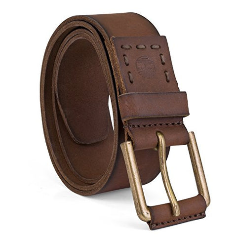 Timberland Men's Big and Tall 40Mm Pull Up Leather Belt, Brown, 46