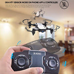 SIMREX X300C Mini Drone RC Quadcopter Foldable Altitude Hold Headless RTF 360 Degree FPV Video WiFi 720P HD Camera 6-Axis Gyro 4CH 2.4Ghz Remote Control Super Easy Fly for Training(White)
