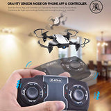 SIMREX X300C Mini Drone RC Quadcopter Foldable Altitude Hold Headless RTF 360 Degree FPV Video WiFi 720P HD Camera 6-Axis Gyro 4CH 2.4Ghz Remote Control Super Easy Fly for Training(White)