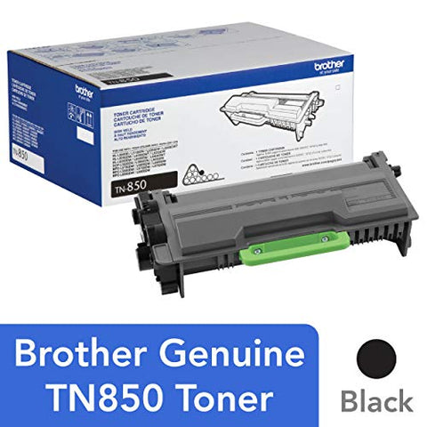 Brother TN-850 DCP-L5500 L5600 L5650 HL-L5000 L5100 L5200 L6200 L650 L6300 L6400 MFC-L5700 L5750 L5800 L5850 L5900 L6700 L6750 L6800 L6900 Toner Cartridge (Black) in Retail Packaging
