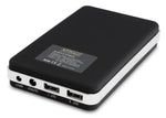 XTPower MP-10000 External Battery Pack with 10000mAh - dual USB 5V + DC 9V / 12V 2A for Tablets, Digital Cameras, PSP, NDS, NDSL, GoPro, Smart Phones - US Wall Charger + Car Charger Included
