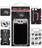 Gecko Travel Tech Phone Wallet - Stick On Card Holder iPhone Wallet for Cell Phones - Adhesive Card Pocket for Credit Cards and Money - Sticker for Cases - Phone Stand - RFID Protection Sleeve - (BB)