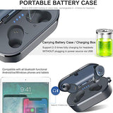 TOZO T10 Bluetooth 5.0 Wireless Earbuds with Wireless Charging Case IPX8 Waterproof TWS Stereo Headphones in Ear Built in Mic Headset Premium Sound with Deep Bass for Sport Blue