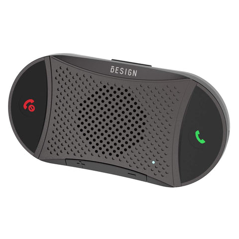 Besign BK02 Bluetooth 5.0 in-car Speakerphone, Wireless Car Kit for Hands-Free Talking & Music Streaming, Connect Two Phones, Auto On Off