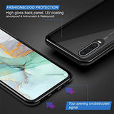 Huawei P30 Pro Case, ZHIKE Magnetic Adsorption Case Front and Back Tempered Glass Full Screen Coverage One-piece Design Flip Cover for Huawei P30 Pro (Clear Black)