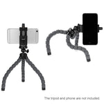 Vastar Mobile Phone Mount Tripod Adapter, Smart Phone Tripod Holder, Black Smartphone Tripod Mount, Cell Phone Mount Adapter