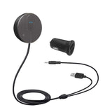 Besign Bluetooth 4.1 Car Kit for Hands-Free Talking & Music Streaming, Wireless Audio Receiver for Car with 3.5mm AUX Input Port