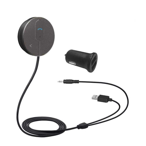 Besign Bluetooth 4.1 Car Kit for Hands-Free Talking & Music Streaming, Wireless Audio Receiver for Car with 3.5mm AUX Input Port