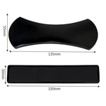 NOFDA 2pcs Magic Nano Rubber Pad Anti Slip Mat Sticker No Trace Car Mobile Phone Holder Lazy Bracket Pods Sticky Gel Pad Wholesale (Pack 2)
