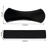 NOFDA 2pcs Magic Nano Rubber Pad Anti Slip Mat Sticker No Trace Car Mobile Phone Holder Lazy Bracket Pods Sticky Gel Pad Wholesale (Pack 2)