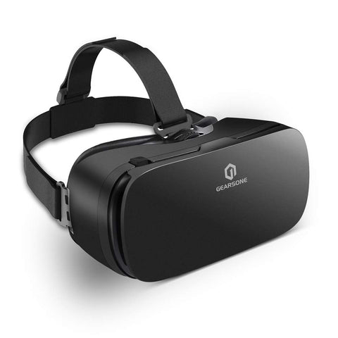 GEARSONE Virtual Reality VR Headset, Eye Protected HD 3D VR Goggles with Touch Button/Trigger Compatible with iPhone Xs XR X 8 7 6 6s Plus, Samsung Galaxy S10 S9 S8 S7 S6 Plus/Edge Note 8 9
