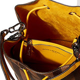 Karl Lagerfeld Paris Adele Bucket Bag, Brown/Khaki/Mango