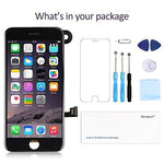 for iPhone 7 Screen Replacement Black(4.7''),i7 3D Touch LCD Display Touch Digitizer with Camera Screen Full Assembly with Repair Tool Kit and Screen Protector