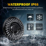Jeep LED RGB Headlight with Amber Turn Signal, SUPAREE 7 Inch Round Halo LED Headlight Fits 1997~2018 Jeep Wrangler JK TJ LJ with Bluetooth Remote Control 120W 12000LM High Low beam-2PCS