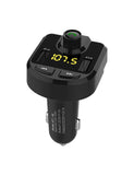 Bluetooth FM Transmitter for Car, BT36 Wireless Stereo Radio Transmitter Adapter Car Kit with Hands-Free Call and Dual USB Ports Fast Charger 5V/3.1A&1A for iPhone Samsung, TF U Disk Mp3 Music Player