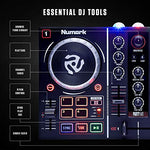 Numark Party Mix | Complete DJ Controller Set for Serato DJ with 2 Decks, Party Lights, Headphone Output, Performance Pads and Crossfader / Mixer