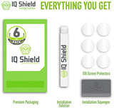 Samsung Galaxy Watch Active Screen Protector (6-Pack), IQ Shield LiQuidSkin Full Coverage Screen Protector for Samsung Galaxy Watch Active (40mm) HD Clear Anti-Bubble Film