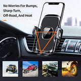 TORRAS [Ultra-Durable] Cell Phone Holder for Car, Universal Car Phone Mount Dashboard Windshield Vent Compatible with iPhone 11 Pro Max XS X XR 8 Plus SE, Samsung Galaxy S20+Ultra Note10 Plus & All
