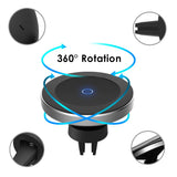 Funxim Magnetic Wireless Car Charger W5, Air Vent and Dashboard Mount Holder Cradle Qi Standard Compatible with Any Qi Enabled Smartphone