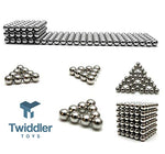 Twiddler Toys Magnetic Balls 5mm 216pcs with Storage Bag – Satisfying Fidget Magnets Desk Toy for Adults