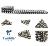 Twiddler Toys Magnetic Balls 5mm 216pcs with Storage Bag – Satisfying Fidget Magnets Desk Toy for Adults