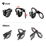 Updated VeeR Mini VR Goggles - Foldable Virtual Reality 3D Viewer Glasses with HD Lens for Android and iOS Smartphones, Black