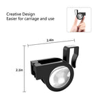 Updated VeeR Mini VR Goggles - Foldable Virtual Reality 3D Viewer Glasses with HD Lens for Android and iOS Smartphones, Black