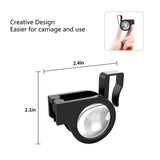 Updated VeeR Mini VR Goggles - Foldable Virtual Reality 3D Viewer Glasses with HD Lens for Android and iOS Smartphones, Black