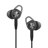 TaoTronics Active Noise Cancelling Headphones, Wired Earbuds in Ear Stereo Awareness Monitor Earphones with Microphone and Remote (15 Hours Playtime, 3.5mm Jack, Premium Aluminum Matte Black)