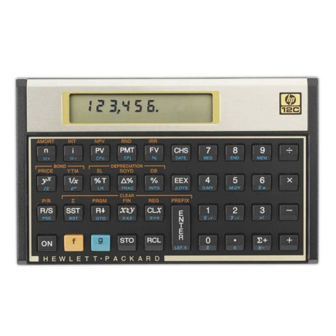 Marca: HP, CALCULADORAS Y SUMADORAS, CALCULADORA FINANCIERA HP 12C PLATINUM