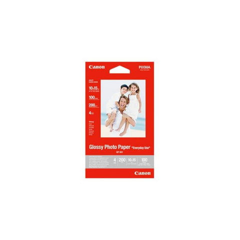 Marca: CANON, CONSUMIBLES PARA IMPRESIÓN, PAPEL FOTOGRÁFICO CANON GLOSSY GP-5014X6 100 HOJAS