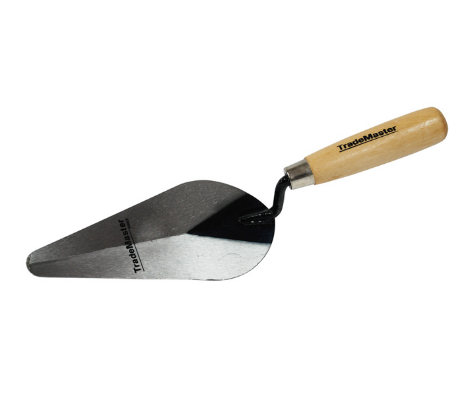 Paleta con mango de madera y punta redonda trademaster de 9", Trademaster
