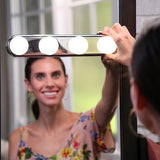 1 PC LED Vanity Mirror Lights with 4 Dimmable Light Bulbs for Makeup Dressing Table Vanity Set White