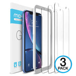Maxboost Screen Protector Compatible with Apple iPhone XR (6.1 inch) (Clear, 3 Packs) 0.25mm iPhone XR Tempered Glass Screen Protector with Advanced HD Clarity Touch Accurate Work with Most Cases