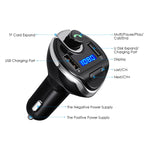 Criacr [Upgraded Version] Bluetooth FM Transmitter for Car, Wireless FM Radio Transmitter Adapter Car Kit, Dual USB Charging Ports, Hands Free Calling, U Disk, TF Card MP3 Music Player