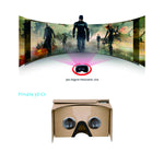 Google Cardboard v2 by IHUAQI 2 Pack with Headstrap Fully Assembled Compatible with Android and iPhone Up to 6inch Including Comfortable Nose Foam and Forehead Pad