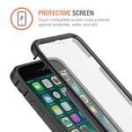 Trianium iPhone 7 Case [Duranium Series] Heavy Duty Ultra Protective Hard Cover Shock Absorption w/Built-in Screen Protector+ Holster Belt Clip Kickstand for Apple iPhone 7 2016 -Gunmetal (TM000181)