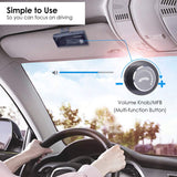 Avantree CK11 New Bluetooth Hands Free Car Kit, Connects with Siri & Google Assistant, Auto On Off, Wireless in Car Handsfree Speakerphone, 2W Powerful Speaker, Dual Link Connectivity & Visor Clip