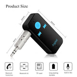 Bluetooth Receiver, Mini Wireless Audio Adapter Hands-Free Car Kit Music Streaming 3.5mm Stereo Output (Bluetooth 4.1, A2DP, 8H Play,TF/SD Card) Bluetooth Aux Adapter for Home Car Sound System