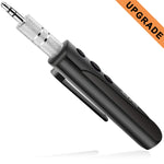 Mini Bluetooth Receiver, Protable Wireless Bluetooth 4.2 Adapter/Car kit Audio Bluetooth Receiver 3.5mm Aux Stereo Music Adapter for Home/Car PC TV Audio Music Streaming Stereo System