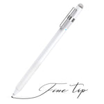 MEKO 1.6mm Fine Tip Active Digital Stylus Pen with Universal Fiber Tip 2-in-1 Perfect for Drawing and Handwriting Compatible with Apple iPad iPhone and Andriod Touchscreen Cellphones, Tablets-White