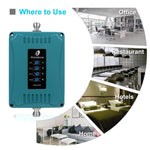 5-Band Cell Phone Signal Booster for Home and Office Use - Supports 4,500 Square Foot Area