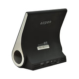 Azpen Dockall D108 Wireless Charging Dock w/Bluetooth Speakers. Qi-Certified Wireless for 7.5W Charging with iPhone Xs Max/XR/XS/S/ 8/ 8Plus/ 10W for Galaxy S10/ S9/ S9+/ S8/ Note 9 - Black