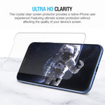 Maxboost Screen Protector Compatible with Apple iPhone XR (6.1 inch) (Clear, 3 Packs) 0.25mm iPhone XR Tempered Glass Screen Protector with Advanced HD Clarity Touch Accurate Work with Most Cases