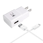 MBLAI Fast Charge Adaptive Fast Charger Kit for Samsung Galaxy S7/S7 Edge/S6/Note5/4 /S3,MBLAI USB 2.0 Fast Charging Kit True Digital Adaptive Fast Charging (Wall Charger + Micro USB Cable)