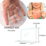 VOKOLY, Universal non-slip mats,Sticky Anti-Slip Gel Pads,Stick to Anywhere&Holds Anything (8 PACK Clear)