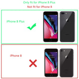 LK [3 Pack] Screen Protector for iPhone 8 Plus and iPhone 7 Plus Tempered Glass Case Friendly DoubleDefence [Alignment Frame Easy Installation] with Lifetime Replacement Warranty